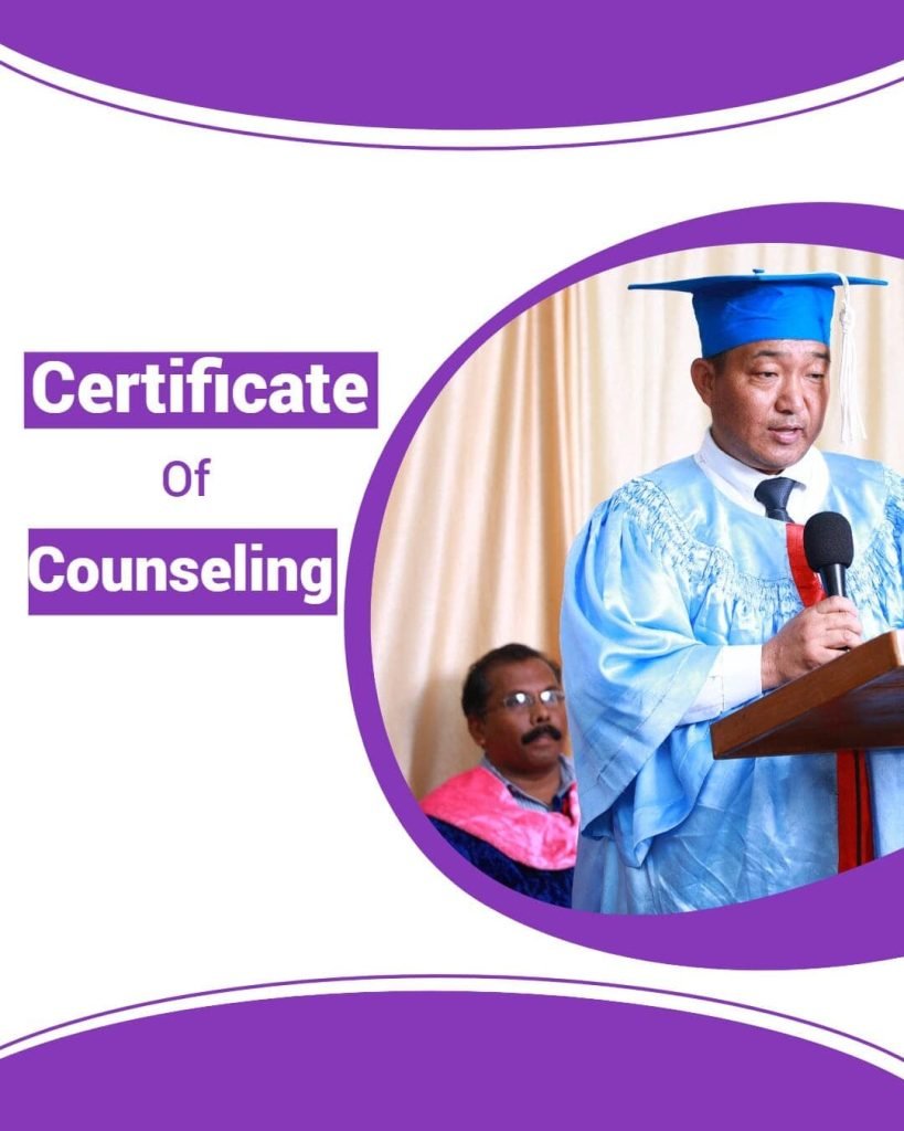 Certificate of Counseling